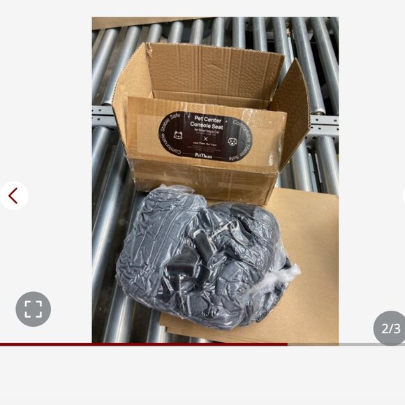 PetThem Car Seat For Small Dogs & Cats For Center Console, Small Dog Car Seat, D - Picture 2 of 3